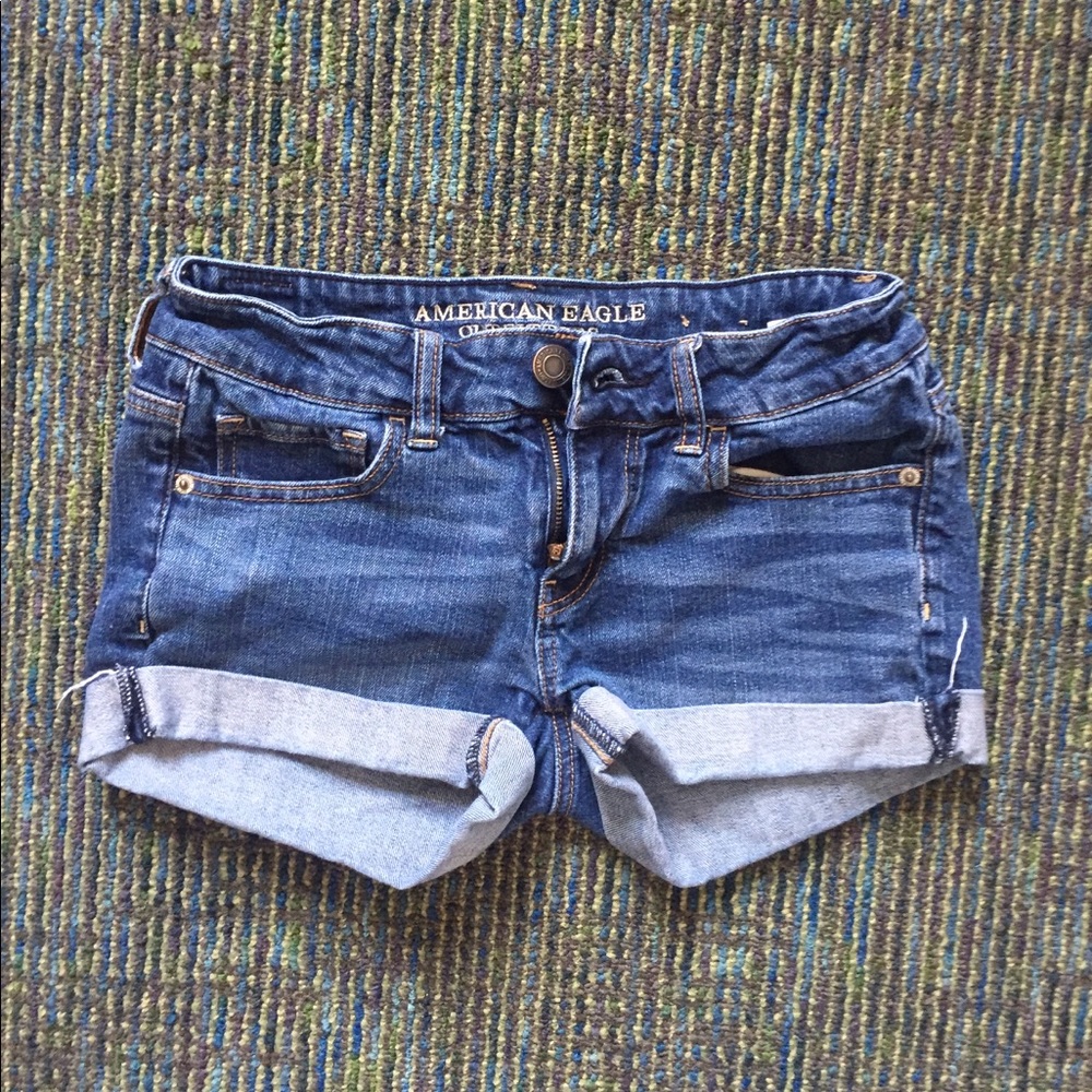 american eagle jean shorts